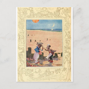 Alice in Wonderland, Walrus en Carpenter Briefkaart