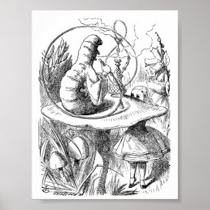 Alice in Wonderland Watch - de Caterpijler Poster