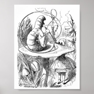 Alice in Wonderland Watch - de Caterpijler Poster