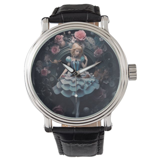 Alice in Wonderland Watch Horloge (Voorkant)