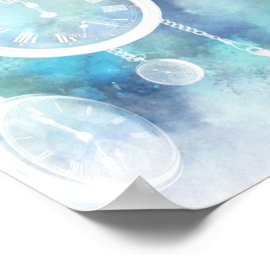 Alice in Wonderland Watches Verticle Print (Hoek)