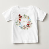 Alice in Wonderland Waterverf Bloemenroze (Voorkant)