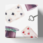 Alice in Wonderland Waterverf Hand Painted Rabbit Bedankdoosjes (Bovenkant)