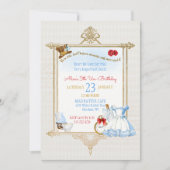 Alice in Wonderland Waterverf Kaart (Voorkant)