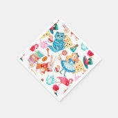 Alice in Wonderland Waterverf Servet (Hoek)