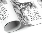 Alice in Wonderland - We zijn allemaal kwaad hier Cadeaupapier (Rol Hoek)