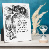 Alice in Wonderland - We zijn allemaal kwaad hier Fotoplaat (Zijkant)
