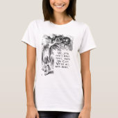 Alice in Wonderland - We zijn allemaal kwaad hier T-shirt (Voorkant)