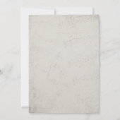 Alice in Wonderland Wedding Invitation Kaart (Achterkant)