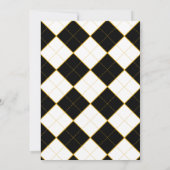 Alice in Wonderland Wedding Invitation Kaart (Achterkant)