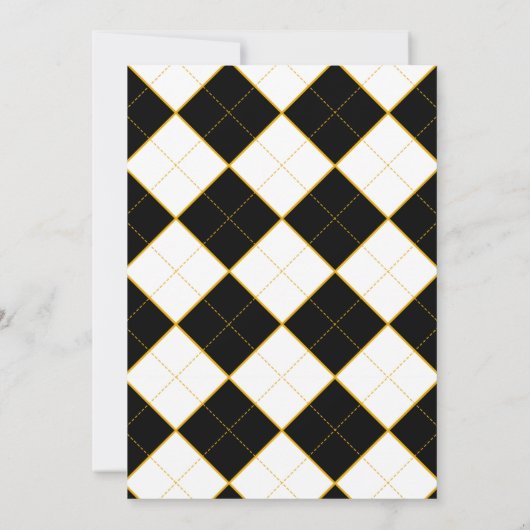 Alice in Wonderland Wedding Invitation Kaart (Achterkant)