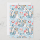 Alice in Wonderland Wedding Kaart (Achterkant)