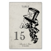  Alice in Wonderland Wedding Kaart (Voorkant)