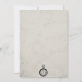  Alice in Wonderland Wedding Kaart (Achterkant)