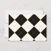 Alice in Wonderland Wedding qr code RSVP Card (Achterkant)