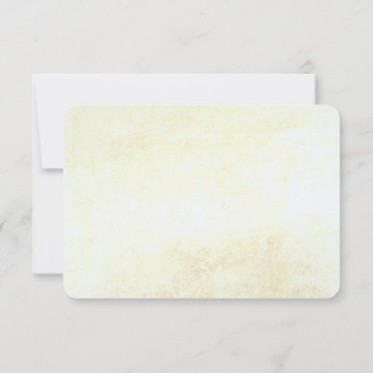 Alice in Wonderland Wedding Reception Kaart (Achterkant)