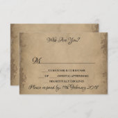 Alice in Wonderland Wedding RSVP-kaarten RSVP Kaartje (Voorkant / Achterkant)