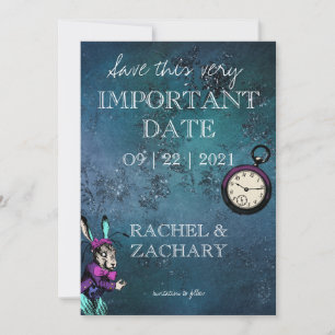  Alice in Wonderland Wedding Save the Date