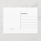 Alice in Wonderland Wedding Save the Date Aankondigingskaart (Achterkant)