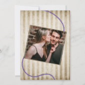  Alice in Wonderland Wedding Save the Date Kaart (Achterkant)