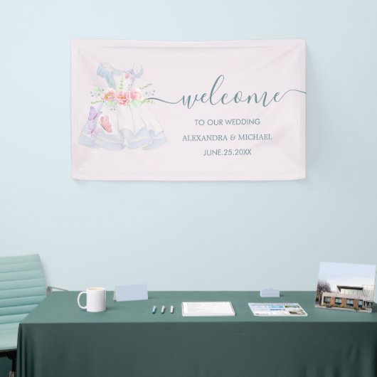 Alice in Wonderland Wedding Spandoek (Beurs)