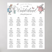  Alice in Wonderland Wedding vindt je stoel Poster (Voorkant)