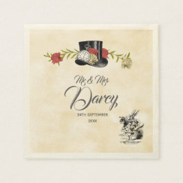 Alice in Wonderland Wegwerpservet Servet