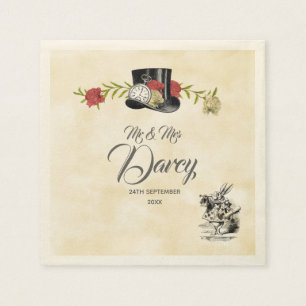 Alice in Wonderland Wegwerpservet Servet