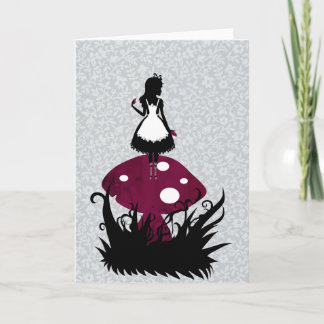 Alice in Wonderland Wenskaart Kaart
