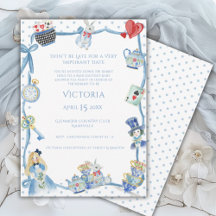 Alice in Wonderland Whimsical Baby shower