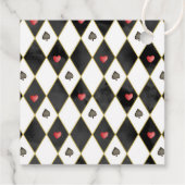 Alice in Wonderland Whimsical Children's Birthday Bedankjes Labels (Achterkant)