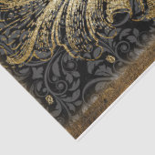 Alice in Wonderland Whimsical Clock Tissuepapier (Detail)