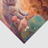 Alice in Wonderland | Whimsical dromerige kat lief Tissuepapier (Detail)