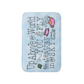 Alice in Wonderland Whimsical Tea Carroll Quote Badmat (Voorkant Verticaal)