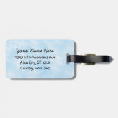 Alice in Wonderland Whimsical Tea Carroll Quote Bagagelabel (Achterkant horizontaal)