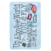 Alice in Wonderland Whimsical Tea Carroll Quote Magneet (Verticaal)