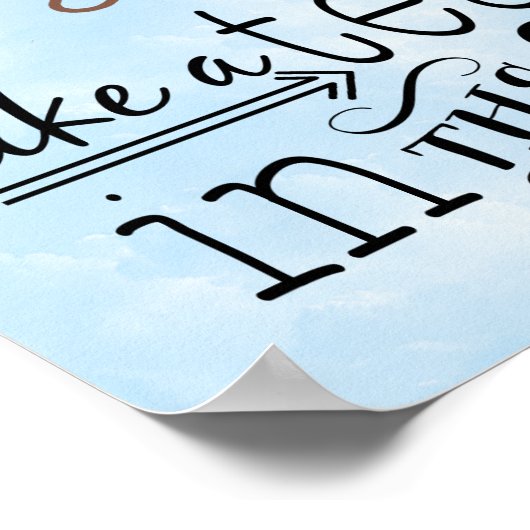 Alice in Wonderland Whimsical Tea Carroll Quote Poster (Hoek)