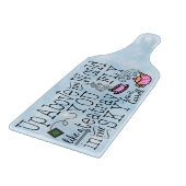 Alice in Wonderland Whimsical Tea Carroll Quote Snijplank (Hoek)