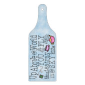 Alice in Wonderland Whimsical Tea Carroll Quote Snijplank (Voorkant)