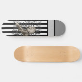 Alice in Wonderland White Knight Grunge Skateboard (Horizontaal)