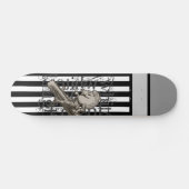 Alice in Wonderland White Knight Grunge Skateboard (Horizontaal)