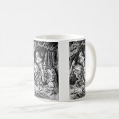  Alice in Wonderland White Knight op Paard Koffiemok (Voorkant rechts)