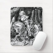  Alice in Wonderland White Knight op Paard Muismat (Met muis)