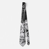  Alice in Wonderland White Knight op Paard Stropdas (Voorkant)