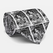 Alice in Wonderland White Knight op Paard Stropdas (Opgerold)