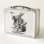 Alice in Wonderland White Rabbit als Herald (Achterkant)