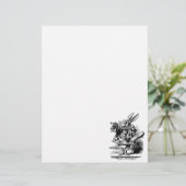 Alice in Wonderland White Rabbit als Herald (Staand voorkant)