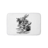 Alice in Wonderland White Rabbit als Herald Badmat (Voorkant)