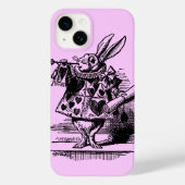 Alice in Wonderland White Rabbit als Herald Case-Mate iPhone Case (Achterkant)
