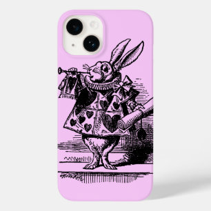 Alice in Wonderland White Rabbit als Herald Case-Mate iPhone Case